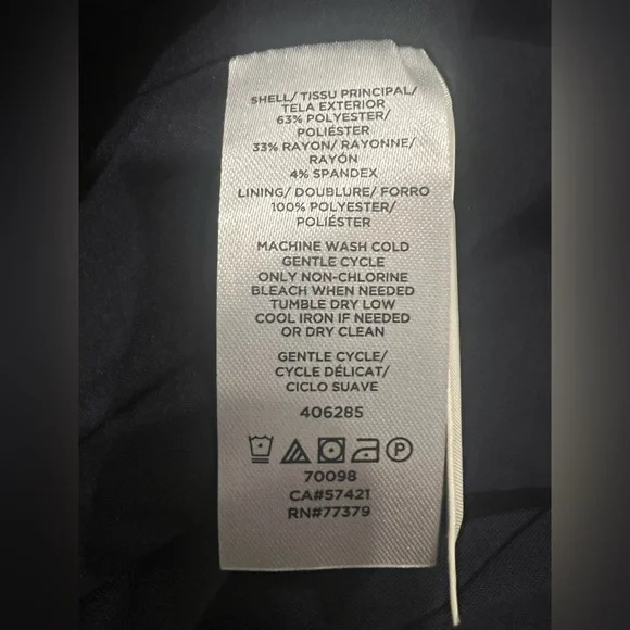 NWT Ann Taylor Navy Blue Pencil Skirt - Picture 7 of 7